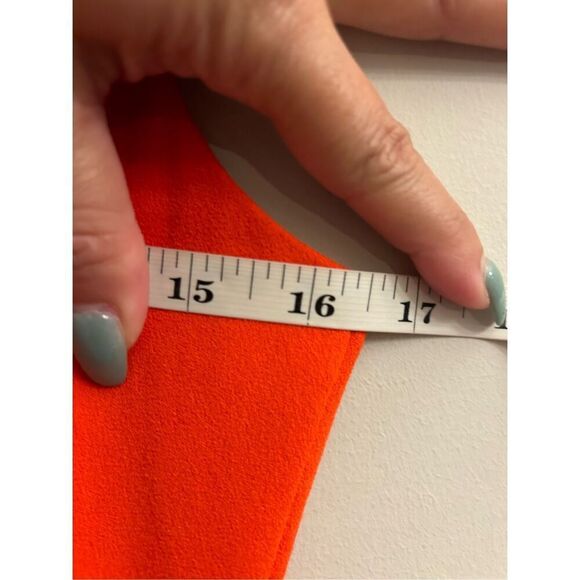 Revolve NBD Jasper Dress size S One Shoulder Sash Tie Belt Formal Wedding Orange - Picture 9 of 14